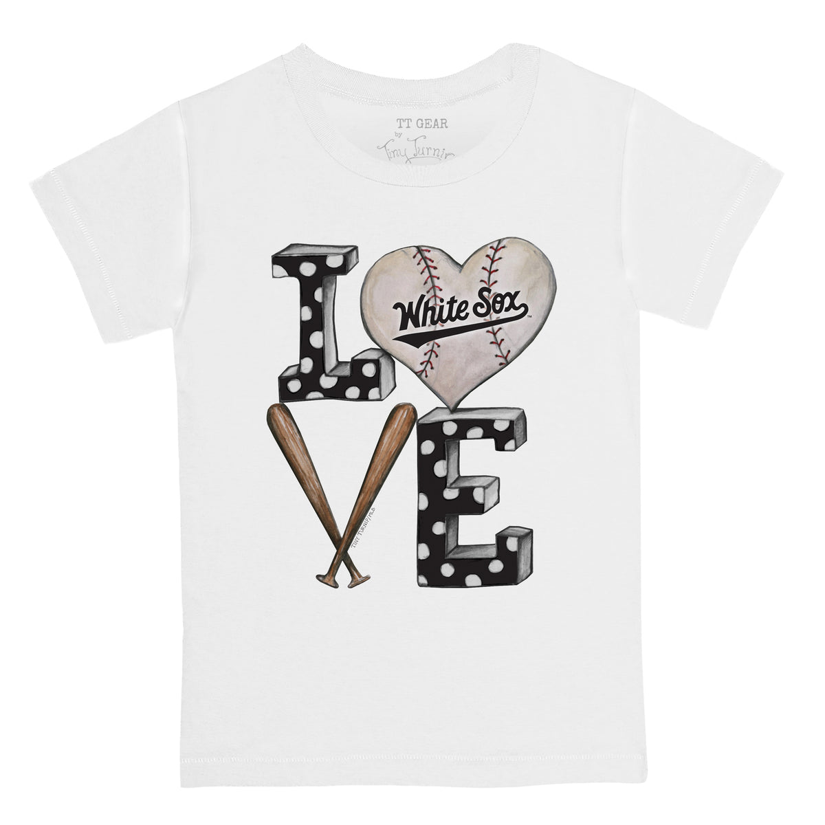 Chicago White Sox Baseball LOVE Tee Shirt