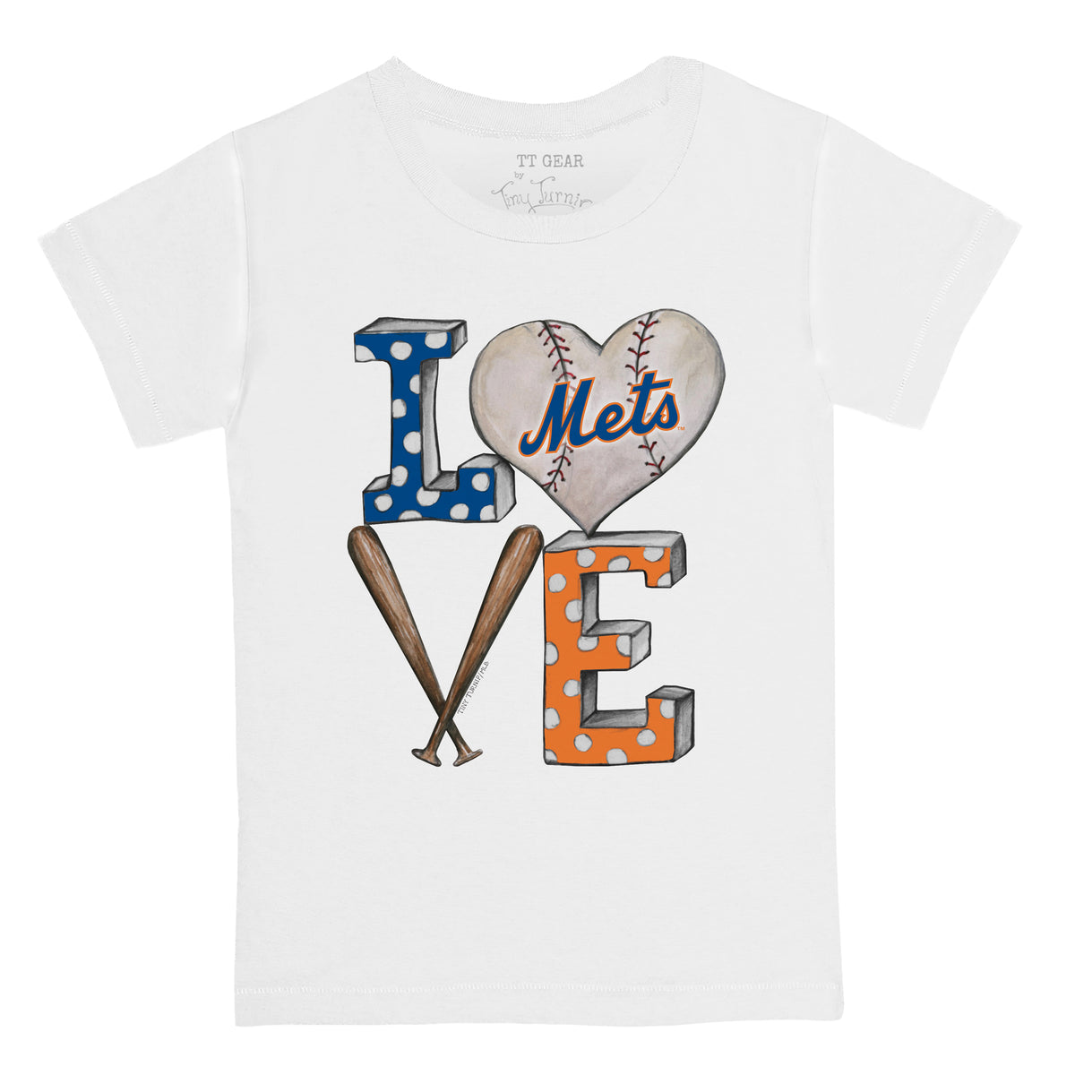 New York Mets Baseball LOVE Tee Shirt