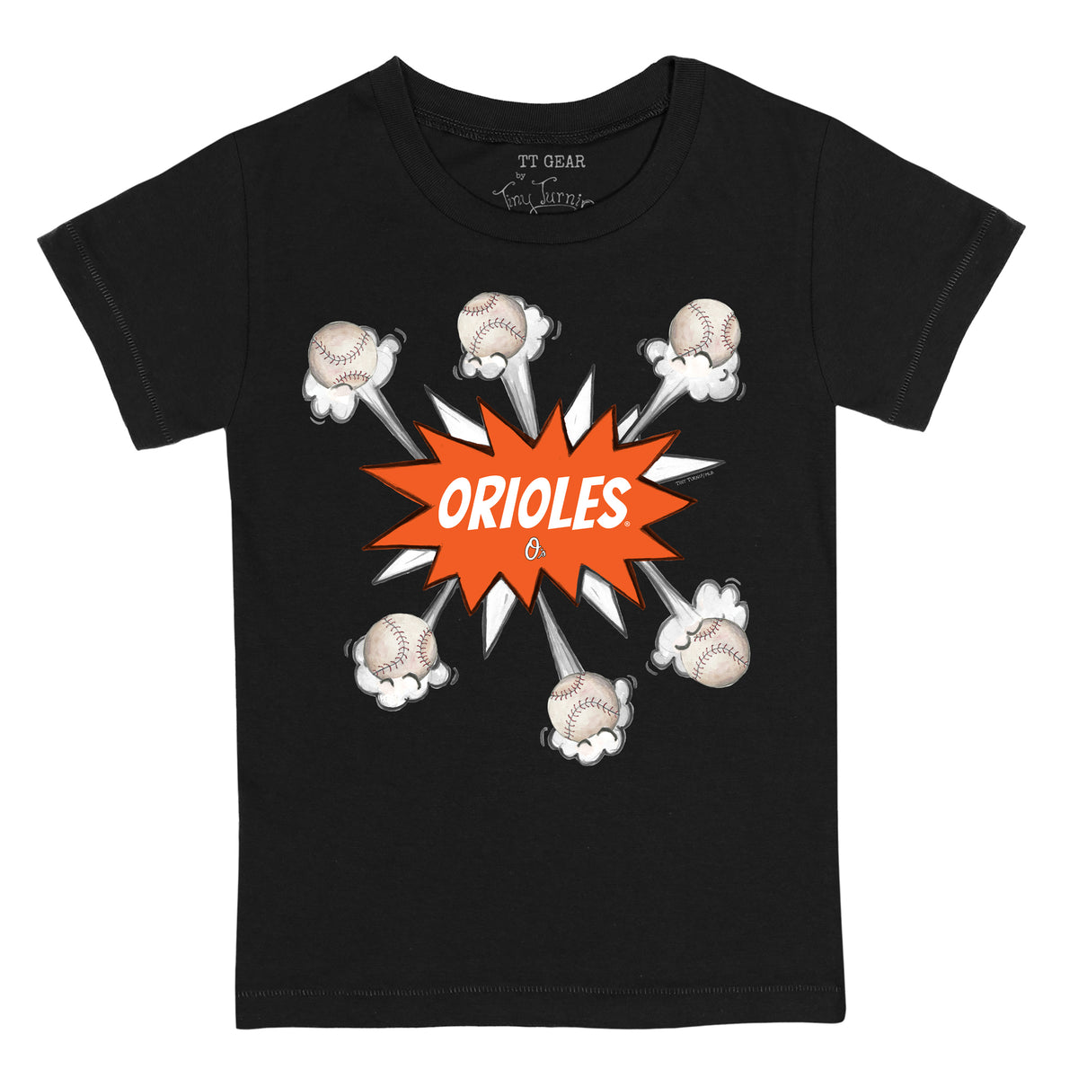 Baltimore Orioles Baseball Pow Tee Shirt