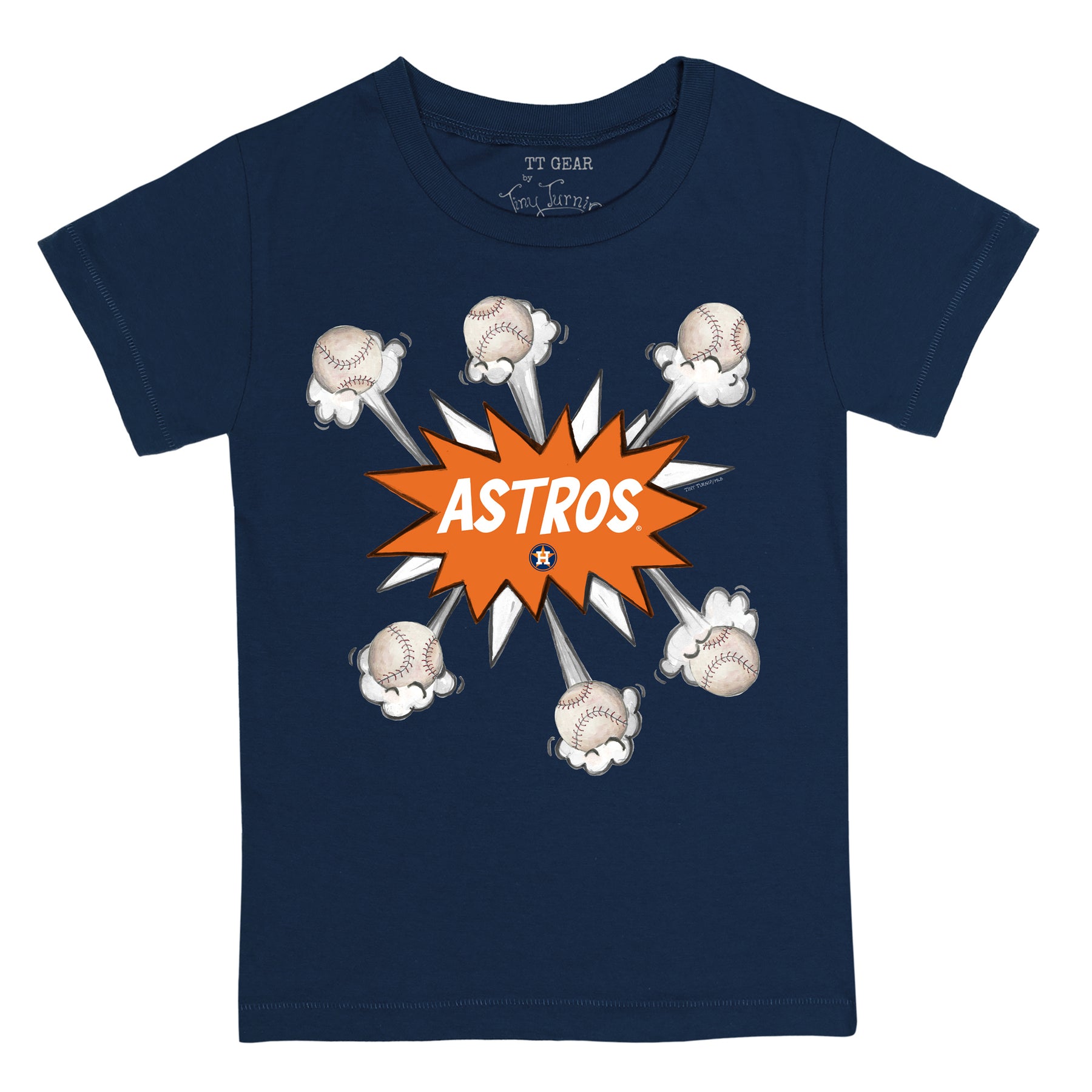 Houston Astros Baseball Pow Tee Shirt