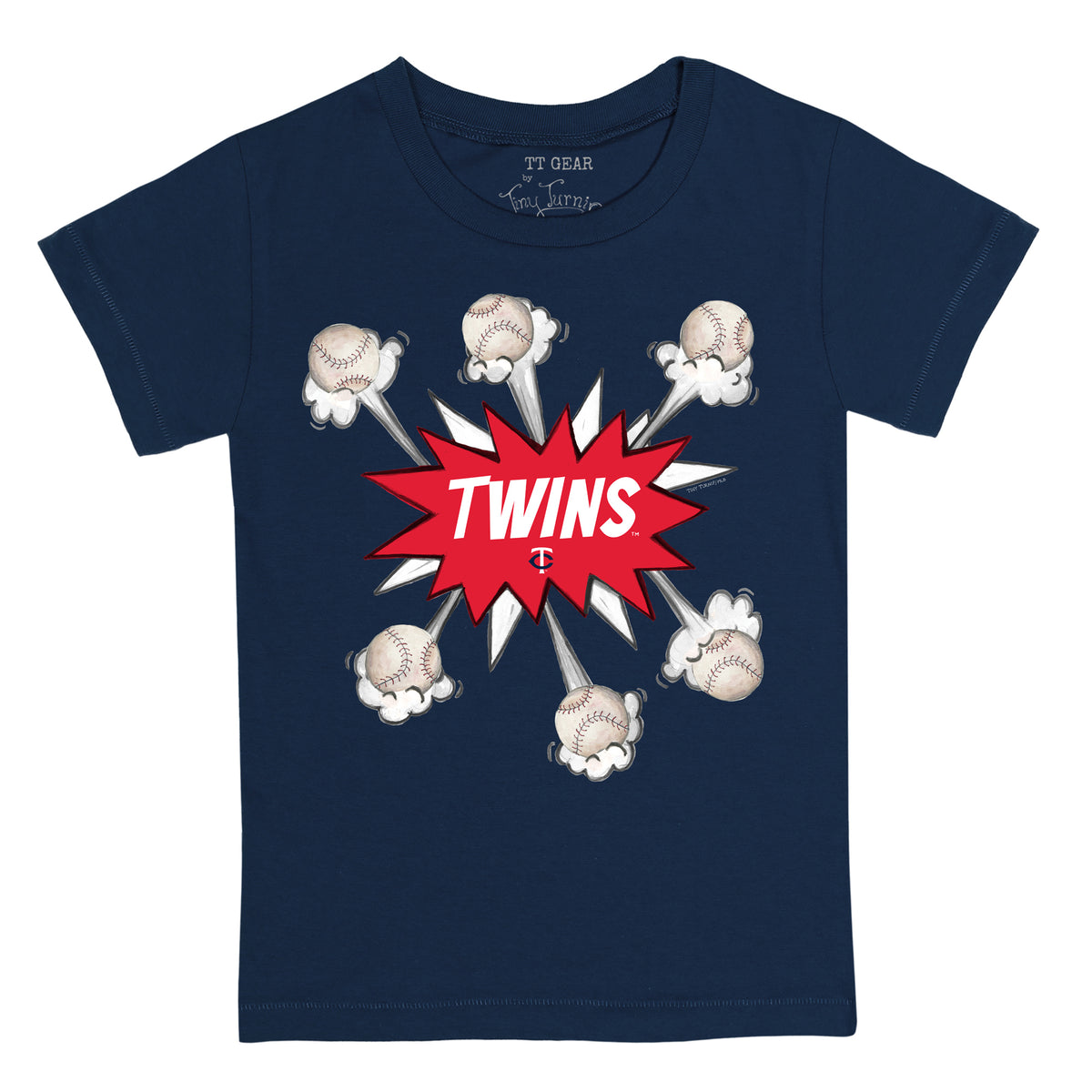 Minnesota Twins Baseball Pow Tee Shirt