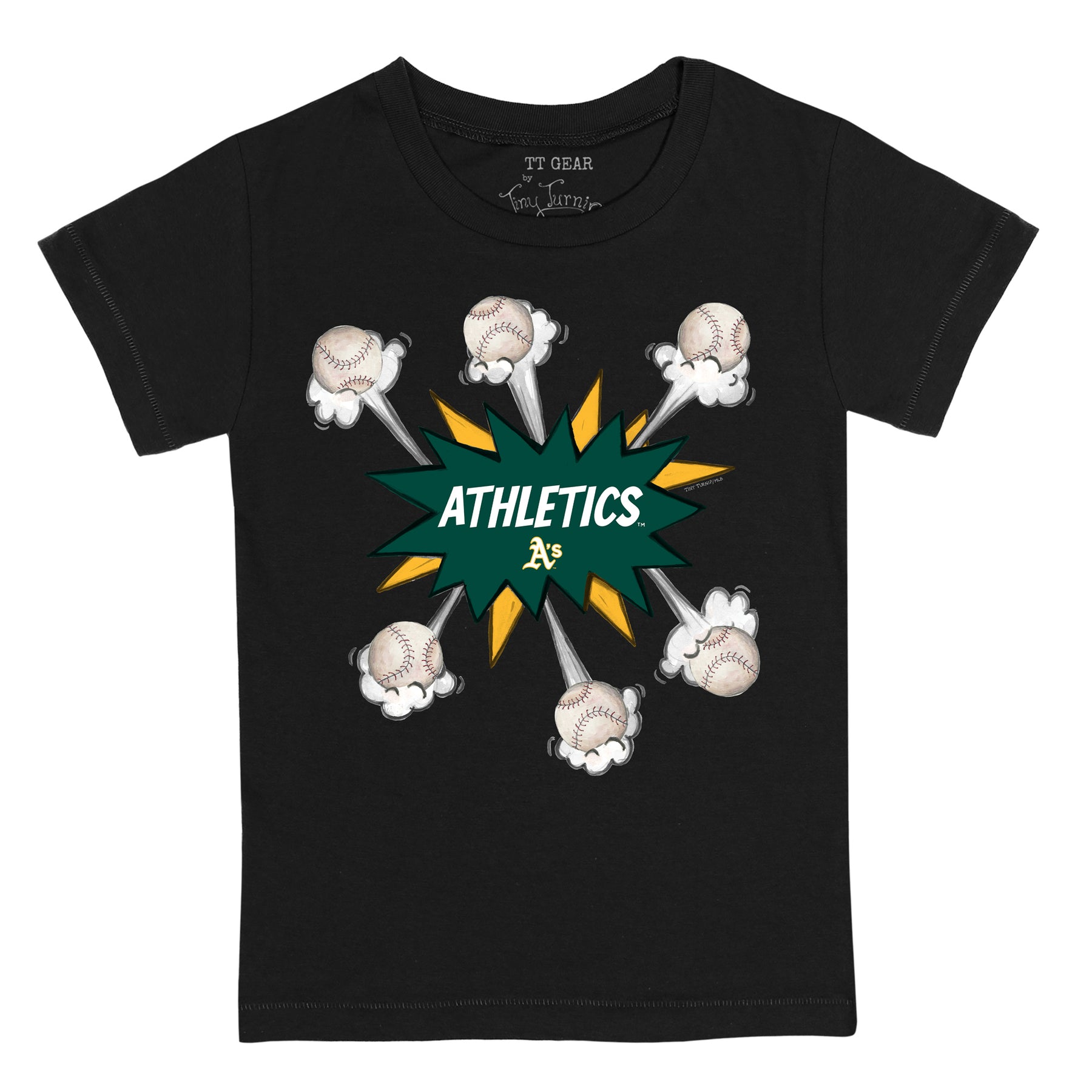 Oakland Athletics Baseball Pow Tee Shirt