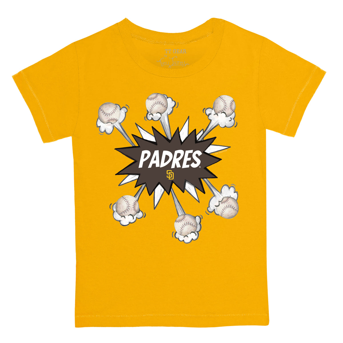 San Diego Padres Baseball Pow Tee Shirt