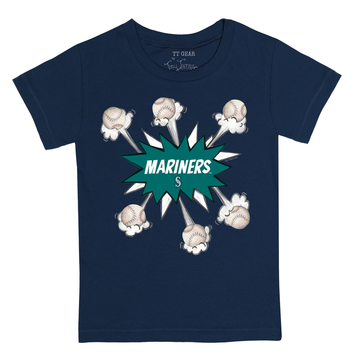 Seattle Mariners Baseball Pow Tee Shirt