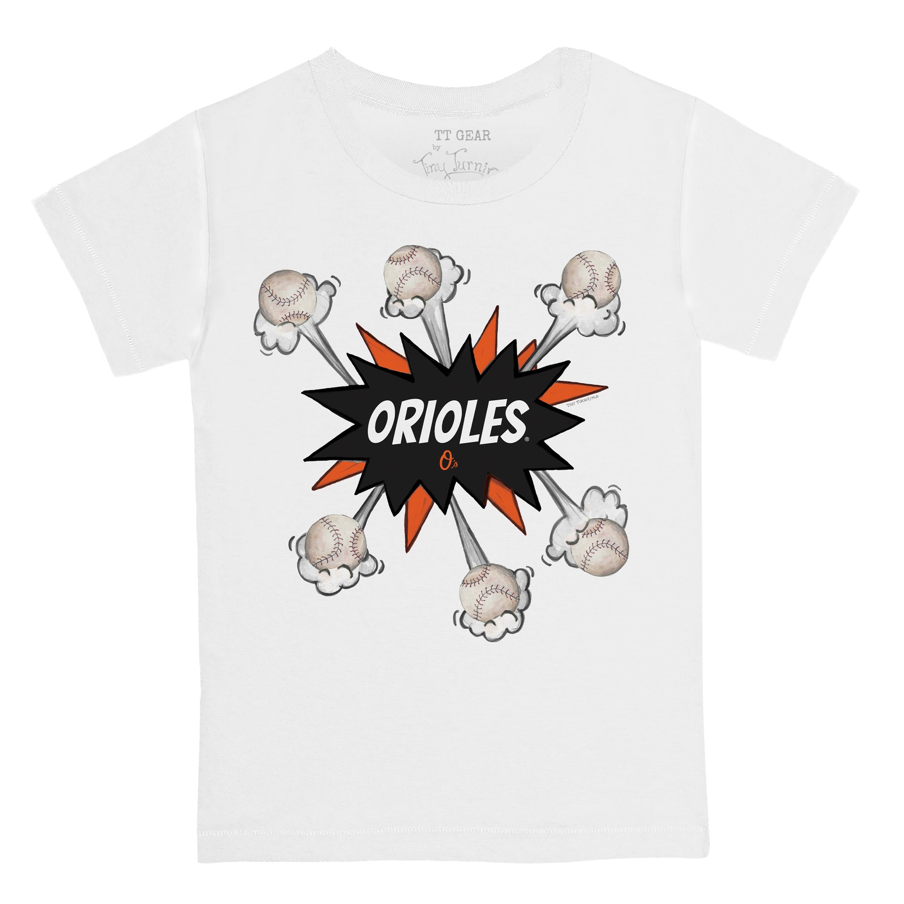 Baltimore Orioles Baseball Pow Tee Shirt