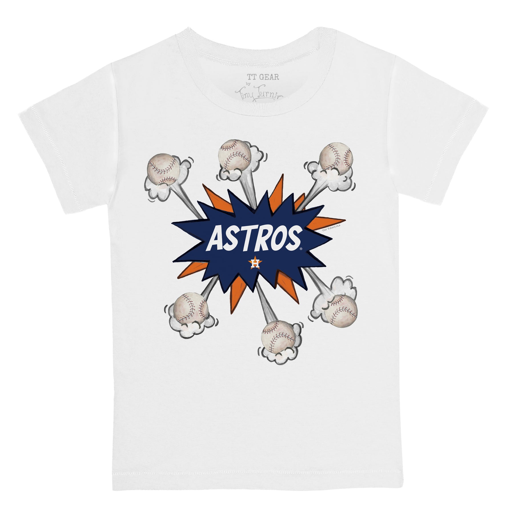 Houston Astros Baseball Pow Tee Shirt