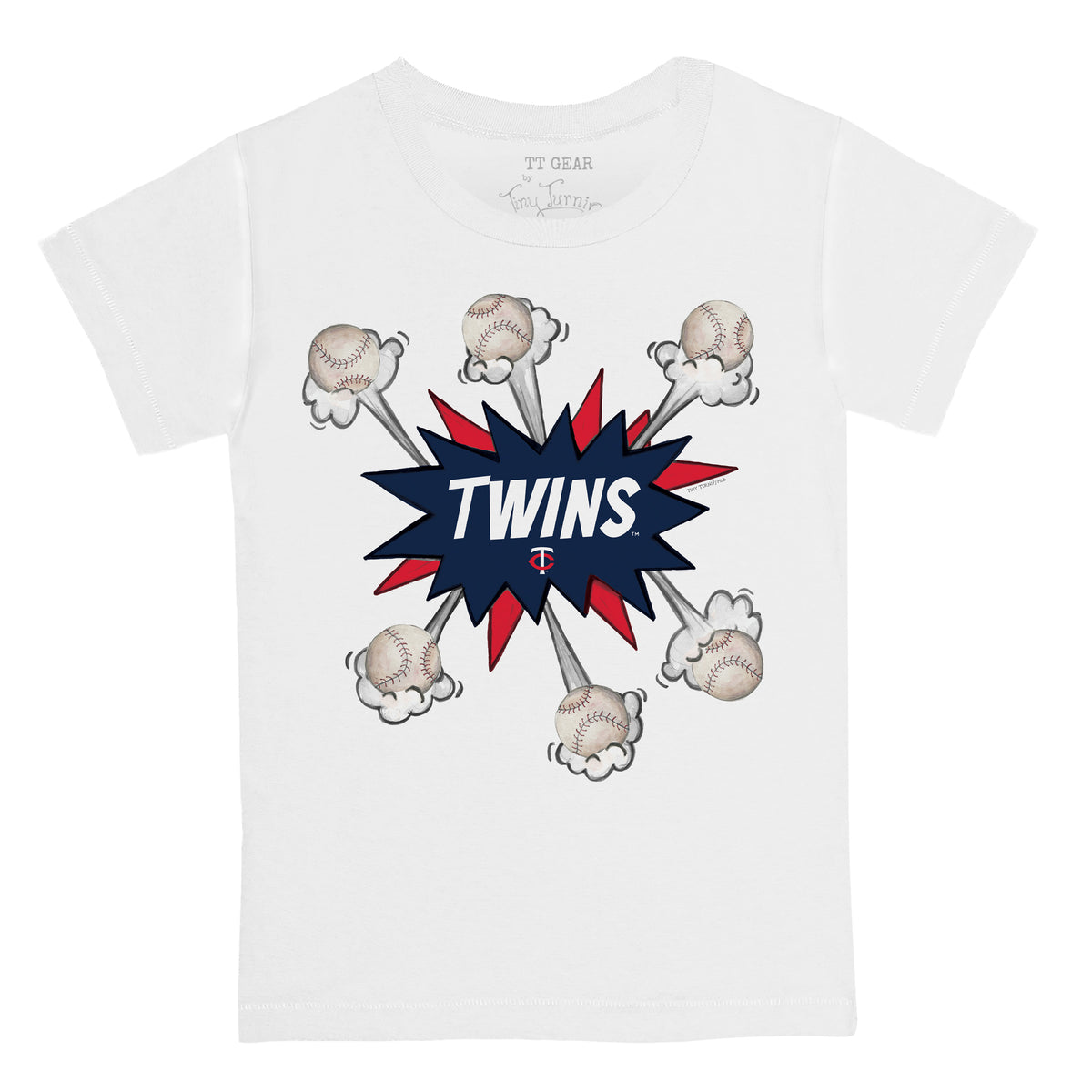 Minnesota Twins Baseball Pow Tee Shirt