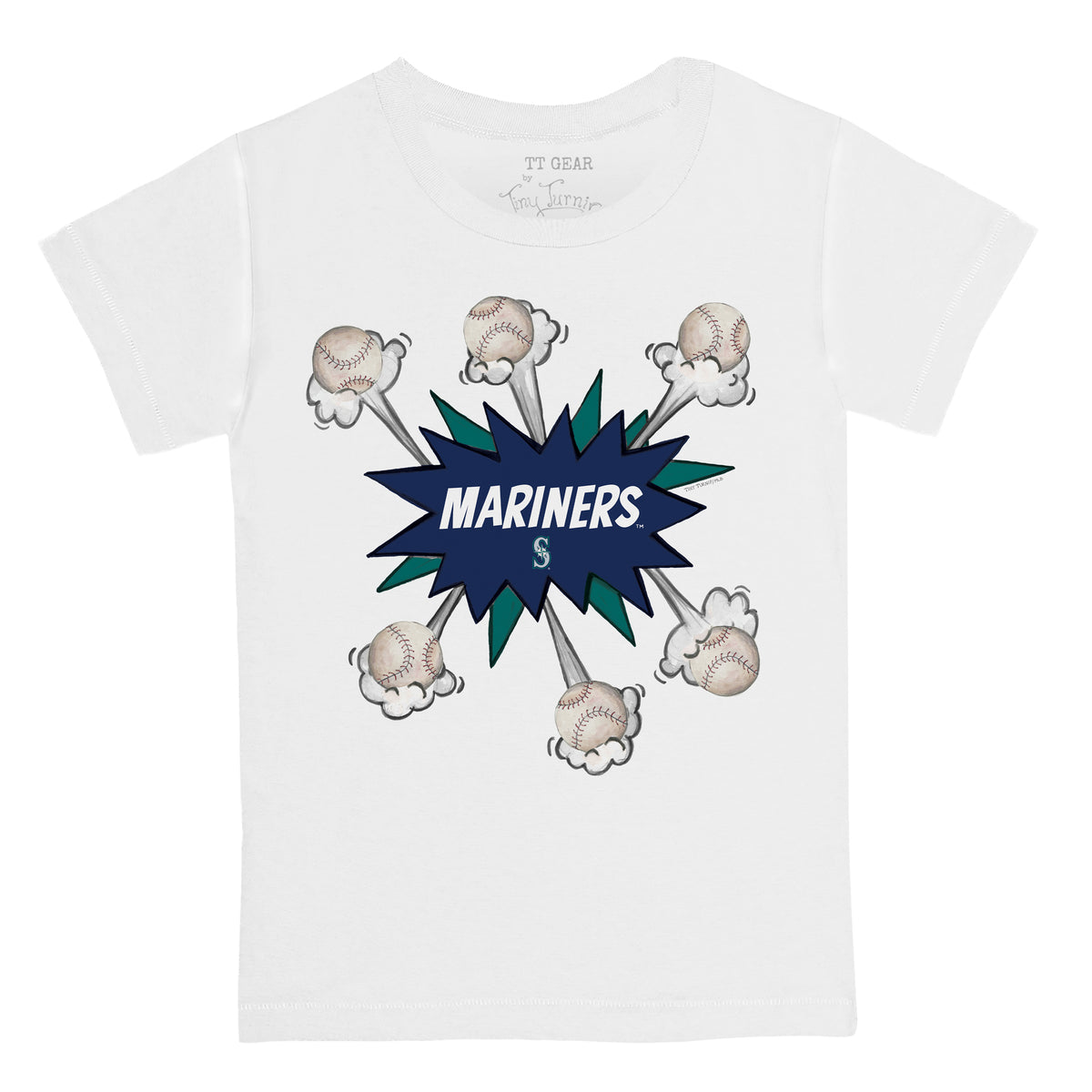 Seattle Mariners Baseball Pow Tee Shirt