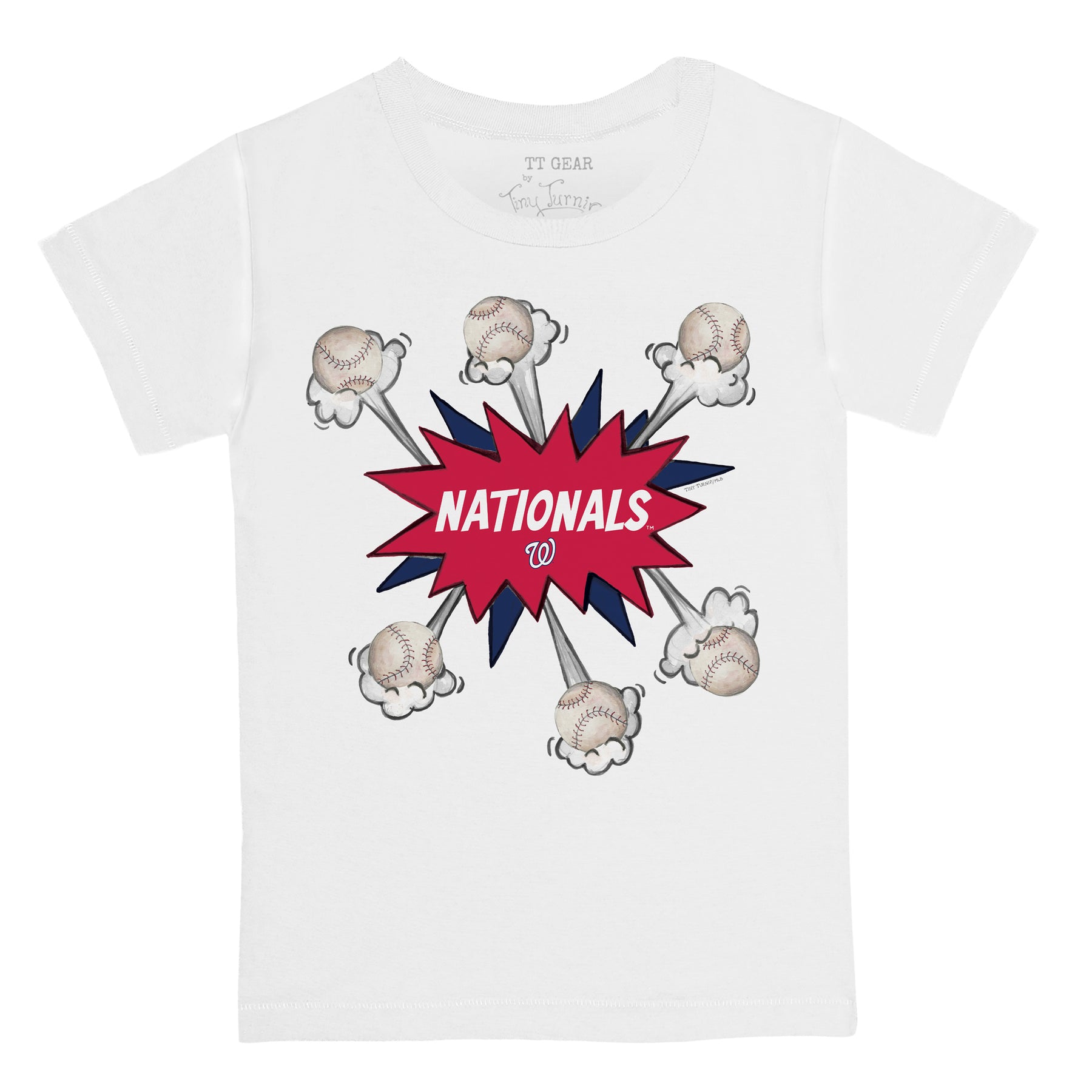 Washington Nationals Baseball Pow Tee Shirt