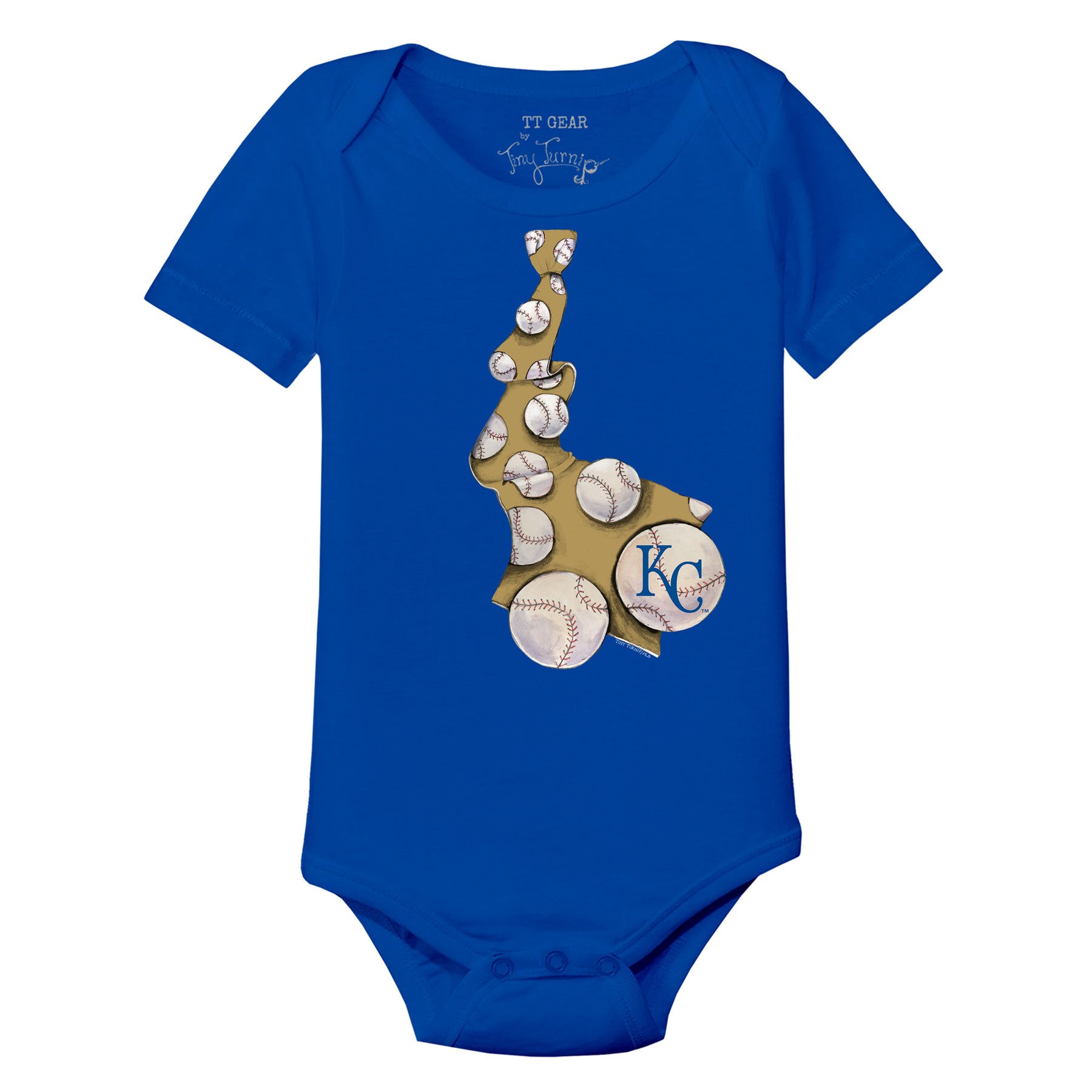 Kansas City Royals Baseball Tie Short Sleeve Snapper