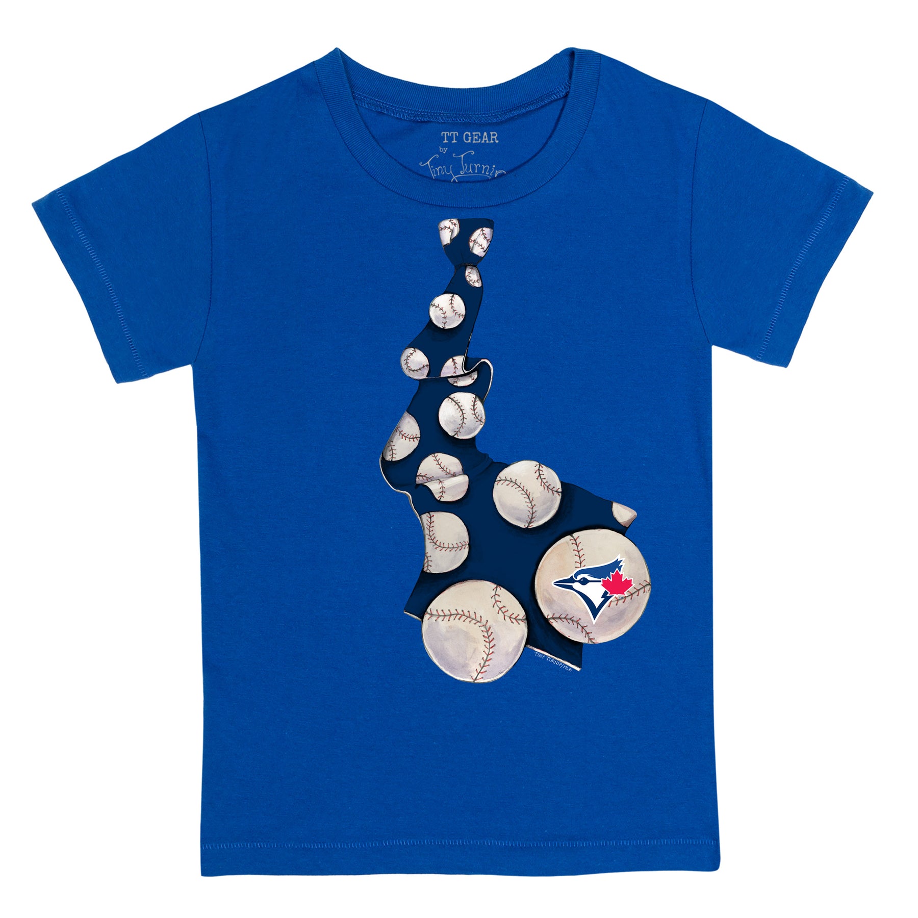 Toronto Blue Jays Baseball Tie Tee Shirt
