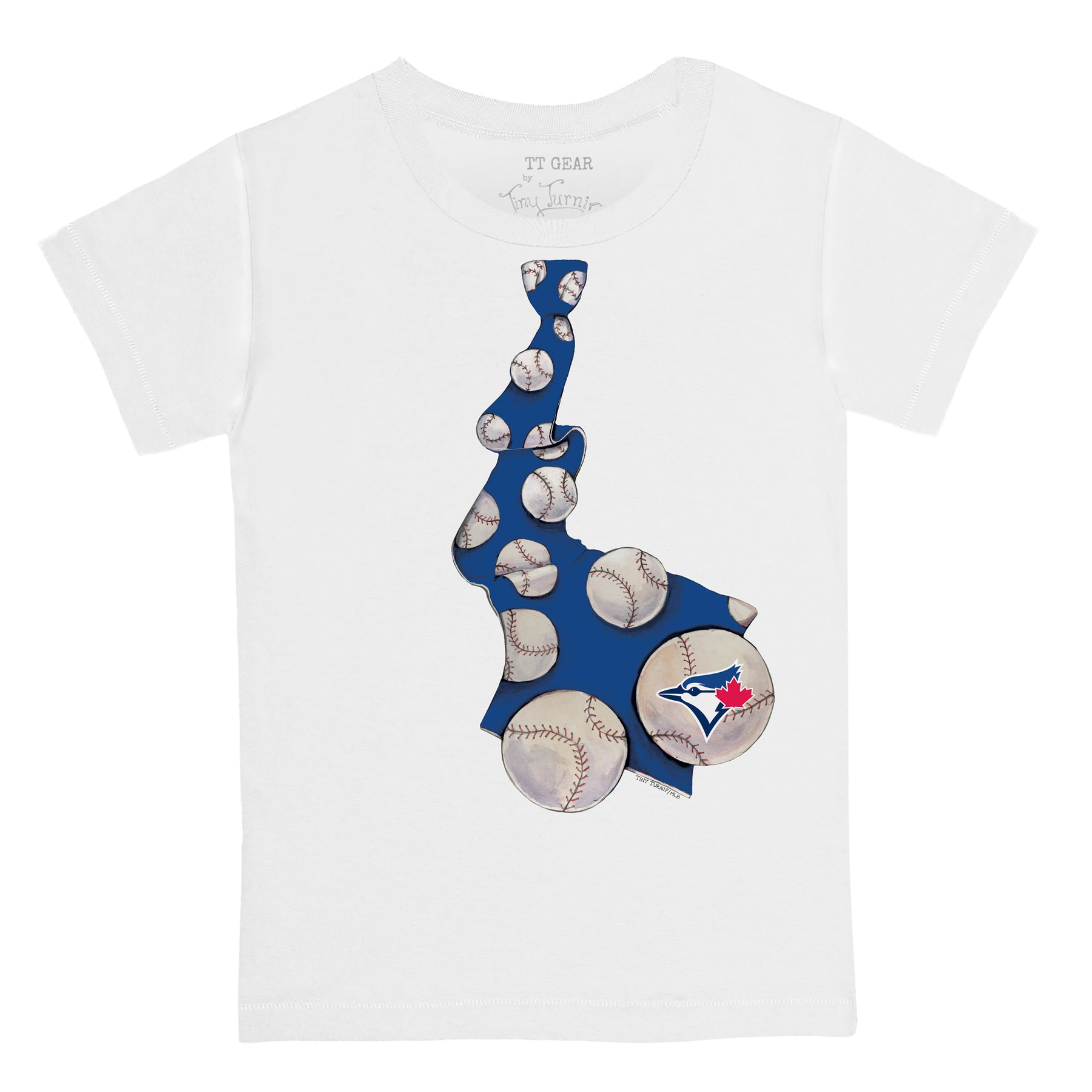 Toronto Blue Jays Baseball Tie Tee Shirt