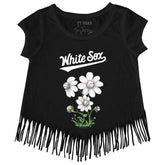Chicago White Sox Blooming Baseballs Fringe Tee