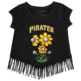 Pittsburgh Pirates Blooming Baseballs Fringe Tee