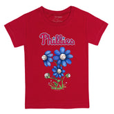 Philadelphia Phillies Blooming Baseballs Tee Shirt