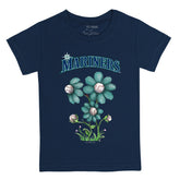 Seattle Mariners Blooming Baseballs Tee Shirt