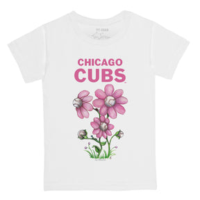 Chicago Cubs Blooming Baseballs Tee Shirt