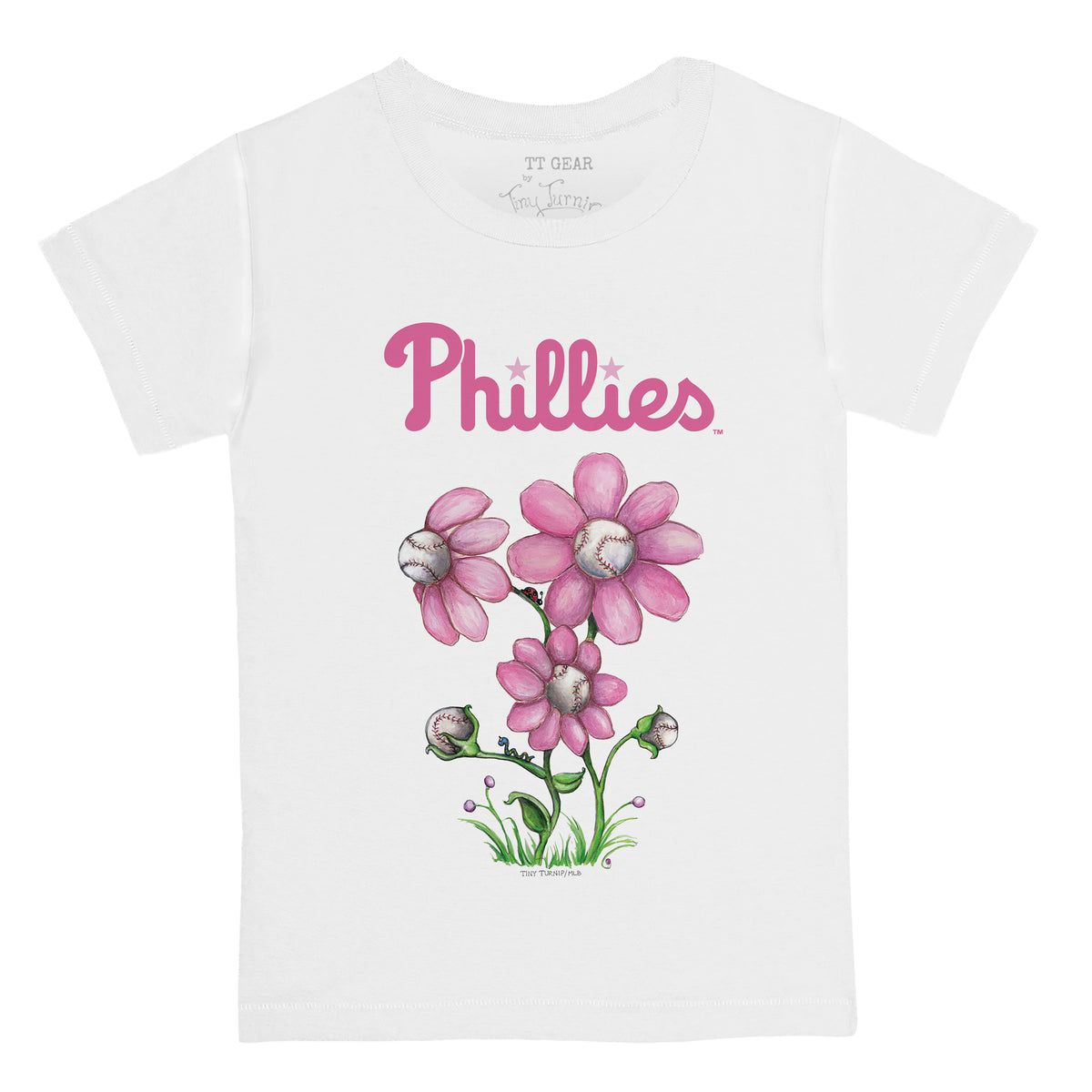 Philadelphia Phillies Blooming Baseballs Tee Shirt
