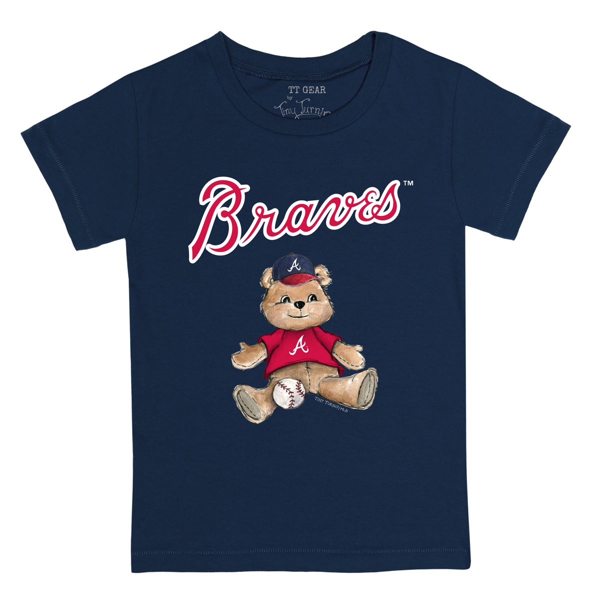 Atlanta Braves Boy Teddy Tee Shirt