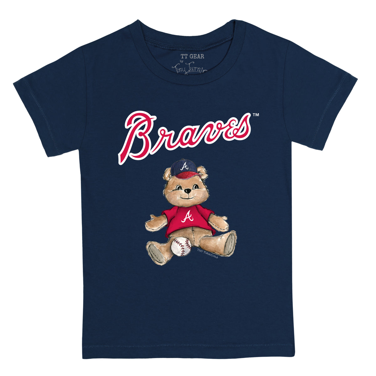 Atlanta Braves Teddy Kid's Tee Shirt