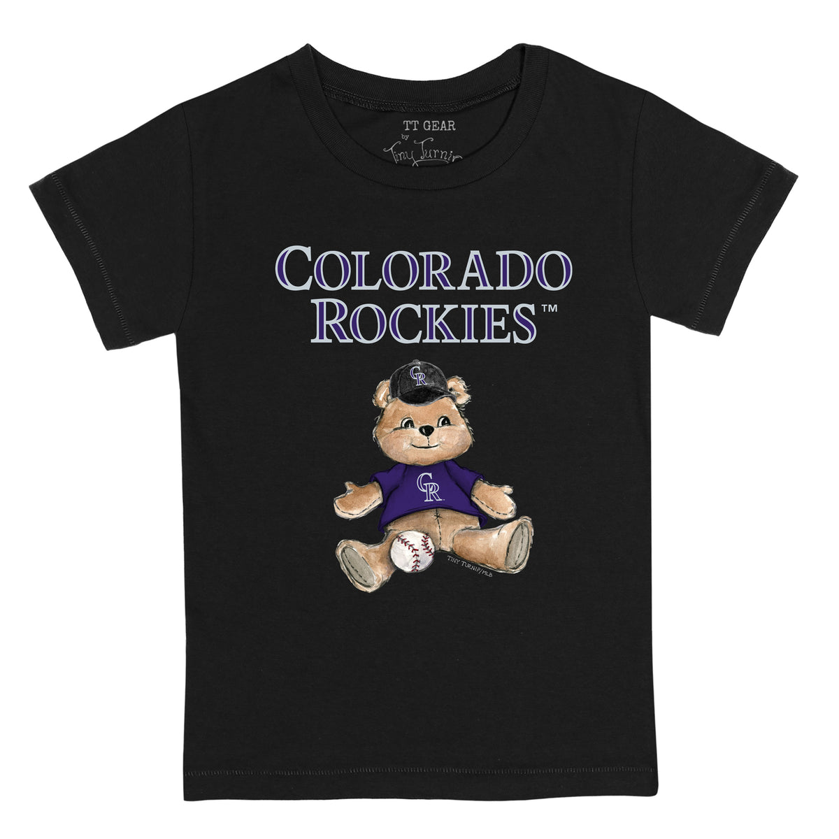 Colorado Rockies Teddy Kid's Tee Shirt