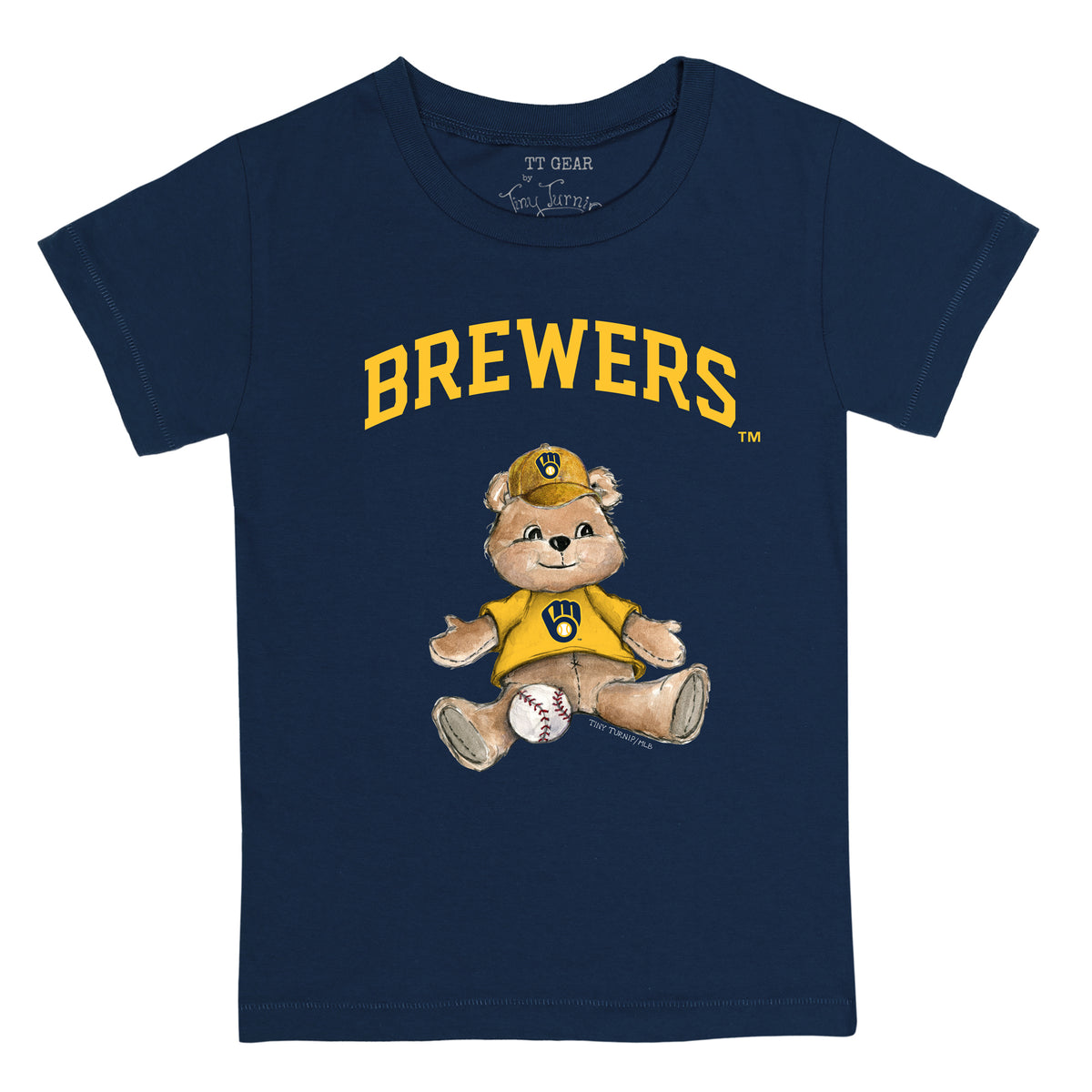 Milwaukee Brewers Teddy Kid's Tee Shirt