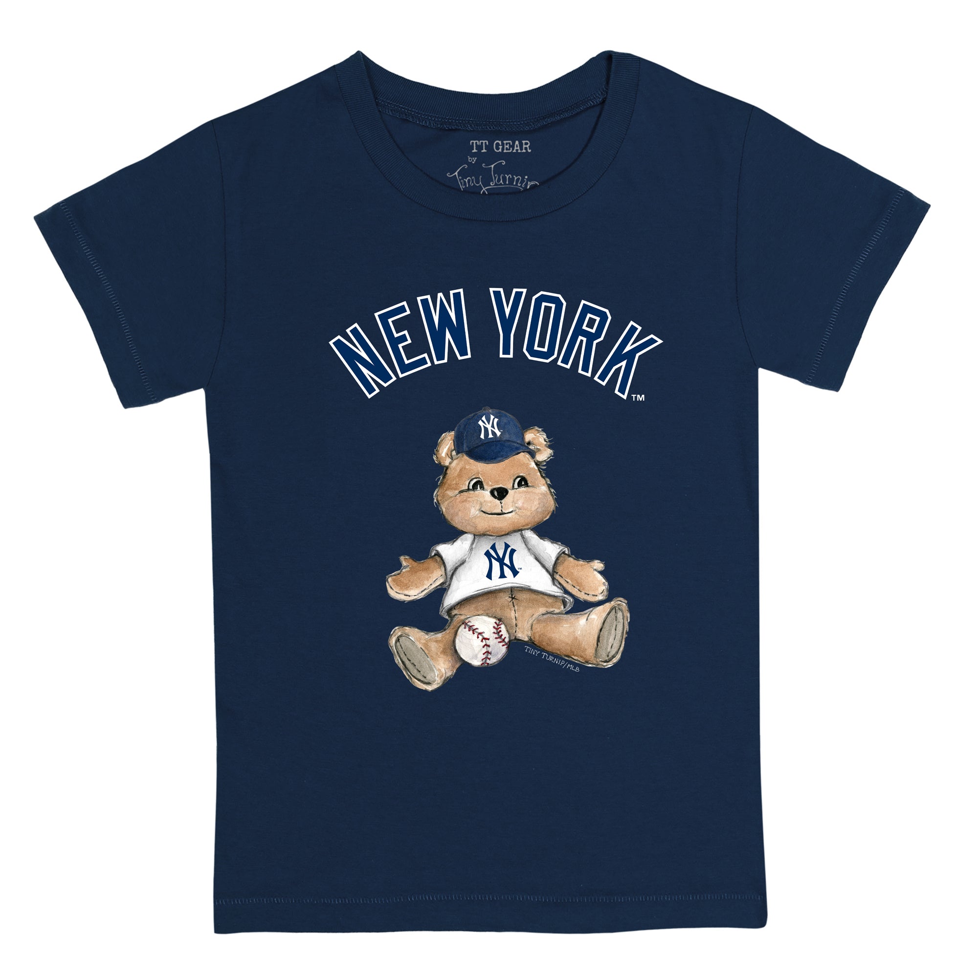 New York Yankees Boy Teddy Tee Shirt | Tiny Turnip