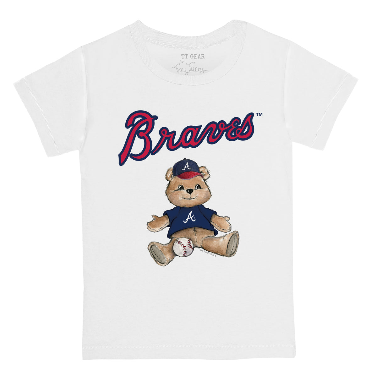 Atlanta Braves Teddy Kid's Tee Shirt