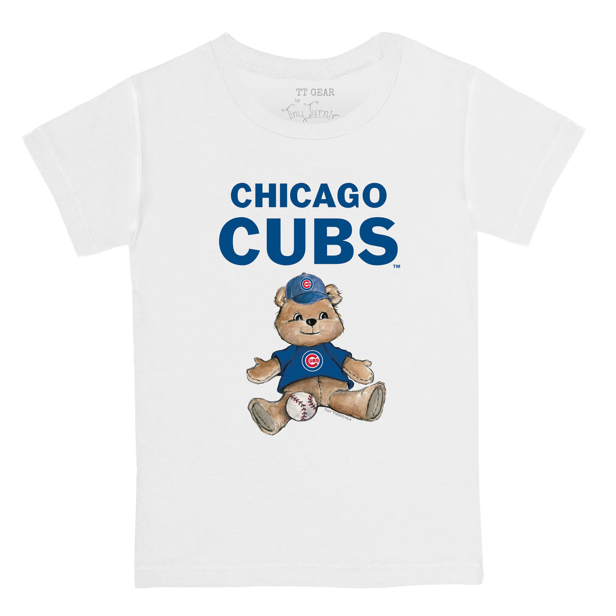 Chicago Cubs Boy Teddy Tee Shirt