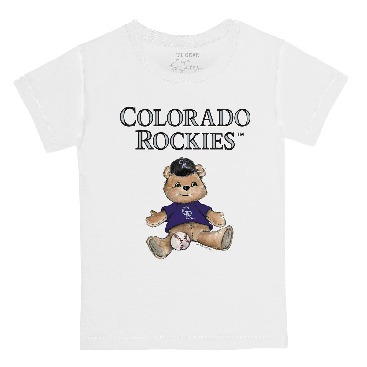 Colorado Rockies Teddy Kid's Tee Shirt