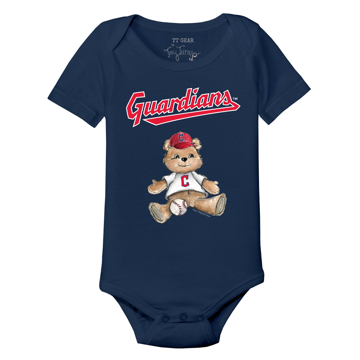Cleveland Guardians Teddy Short Sleeve Snapper