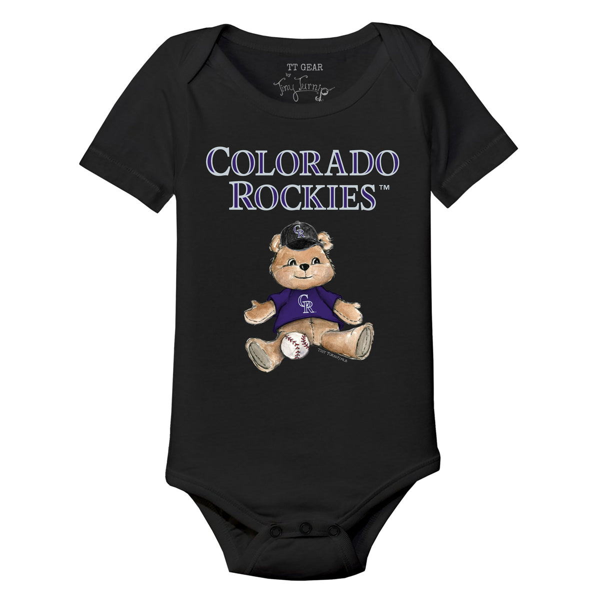 Colorado Rockies Teddy Short Sleeve Snapper