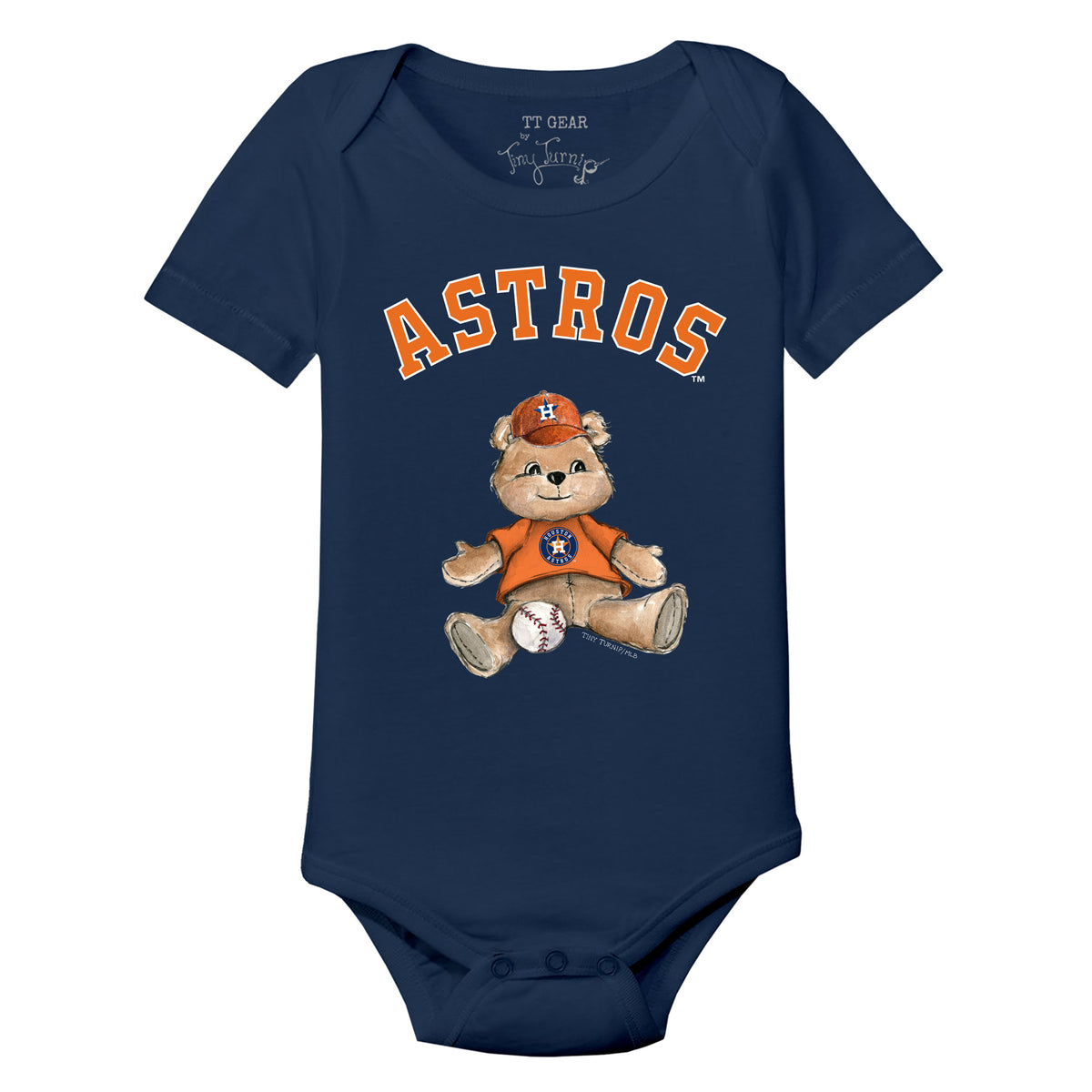 Houston Astros Teddy Short Sleeve Snapper