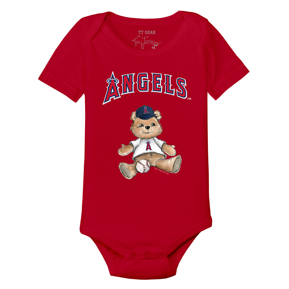 Los Angeles Angels Teddy Short Sleeve Snapper