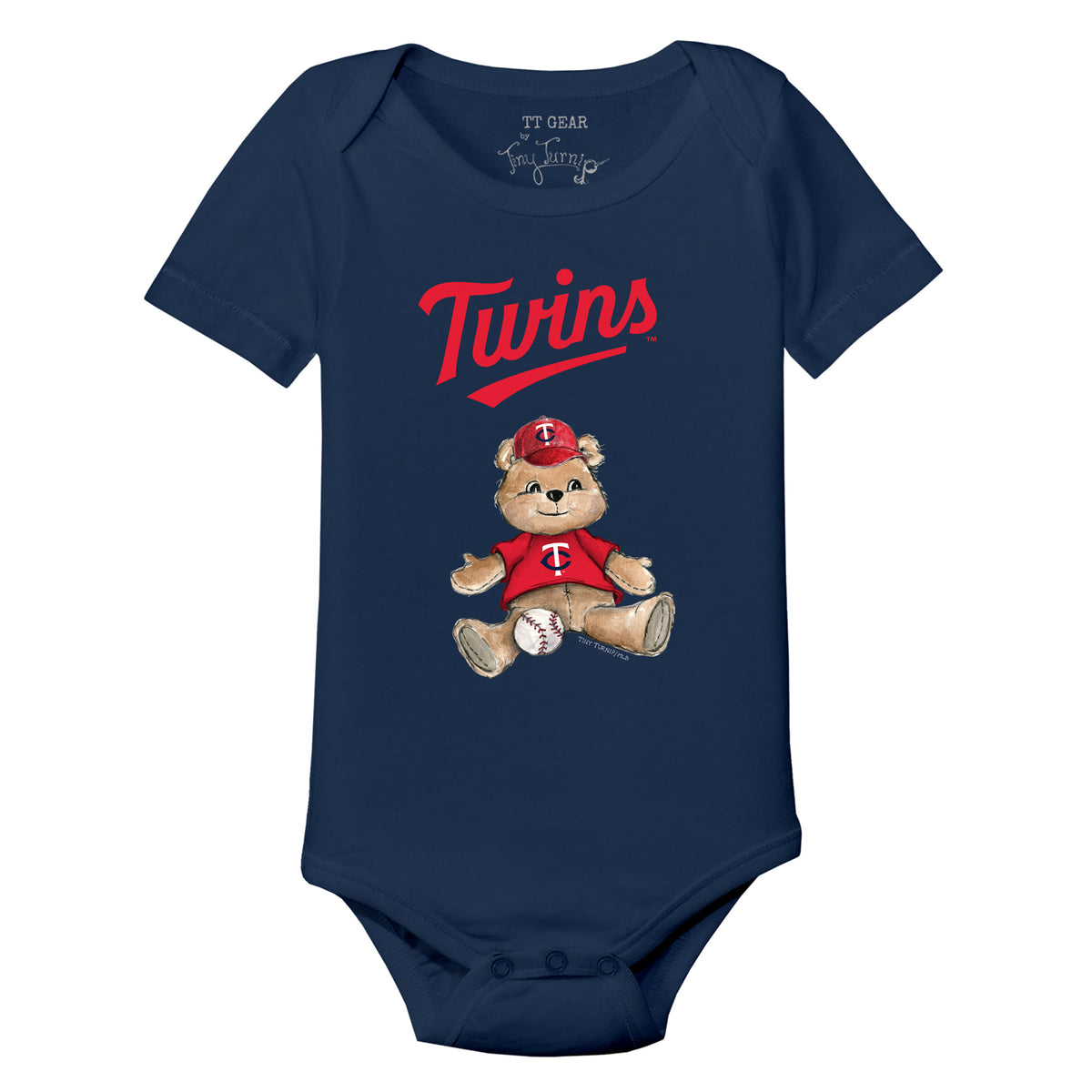 Minnesota Twins Teddy Short Sleeve Snapper