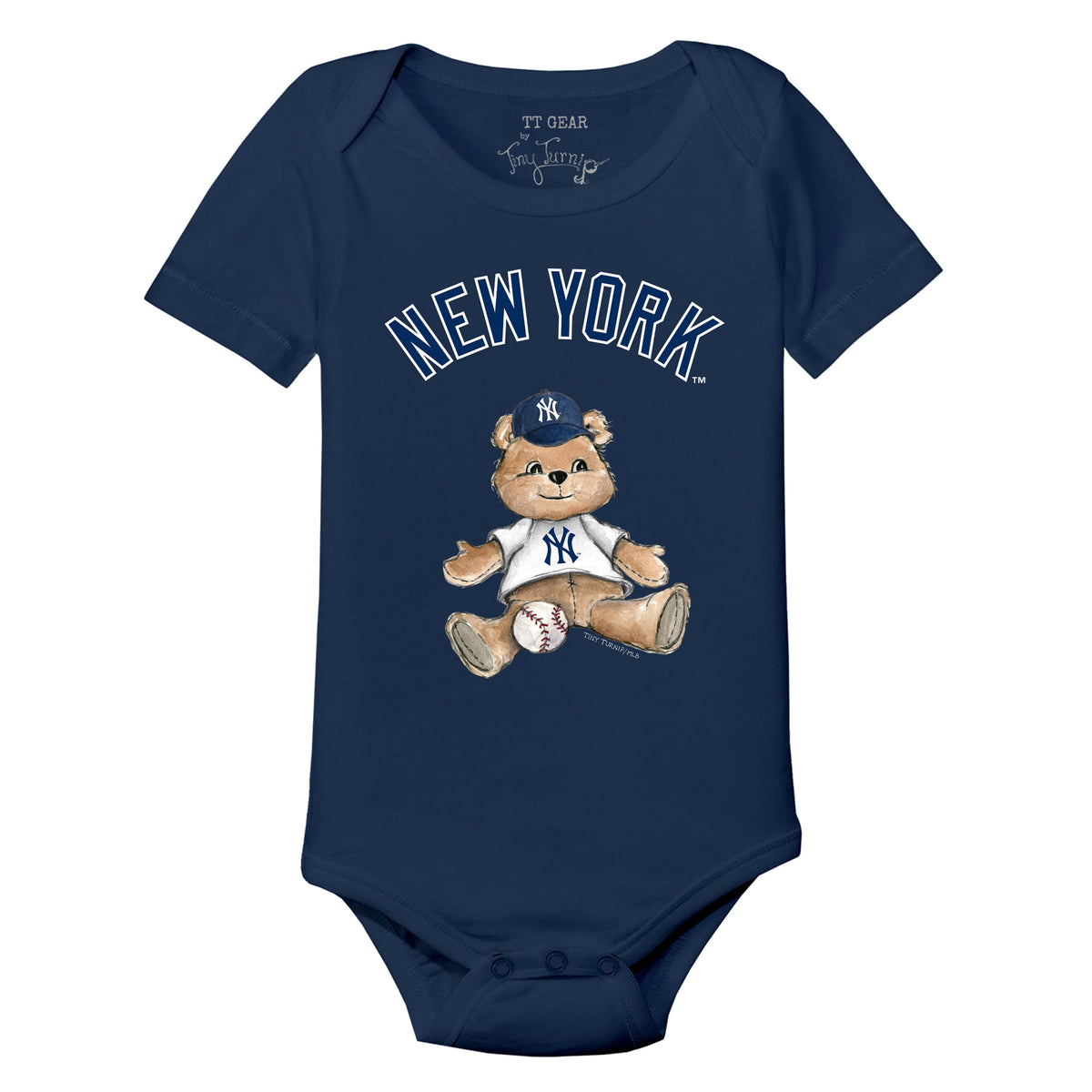 New York Yankees Teddy Short Sleeve Snapper