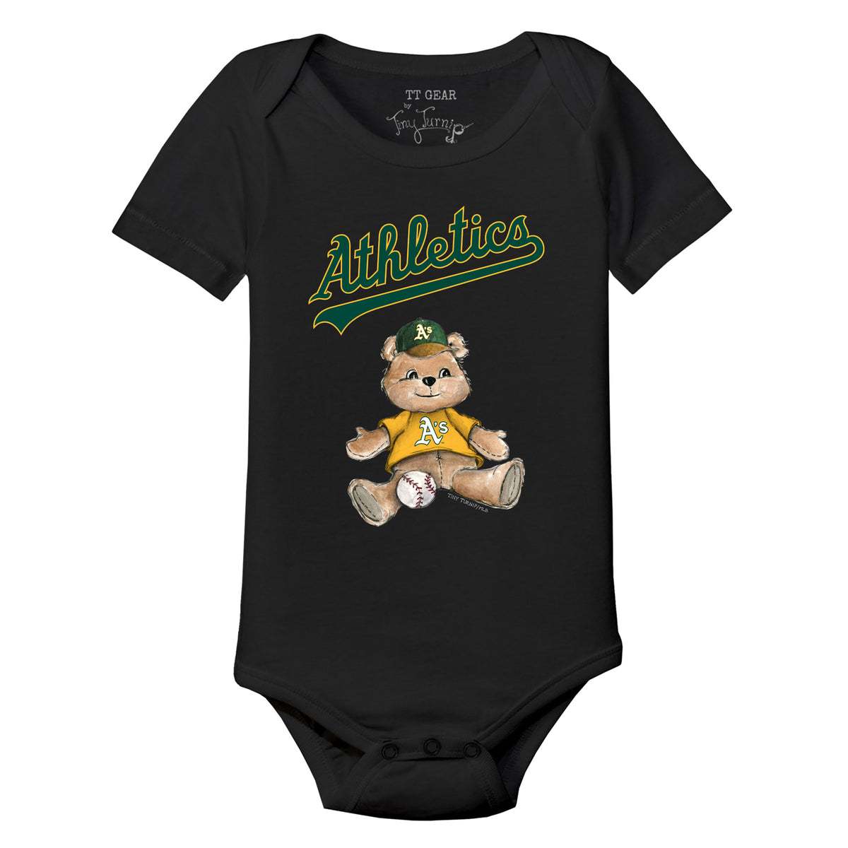 Oakland Athletics Teddy Short Sleeve Snapper