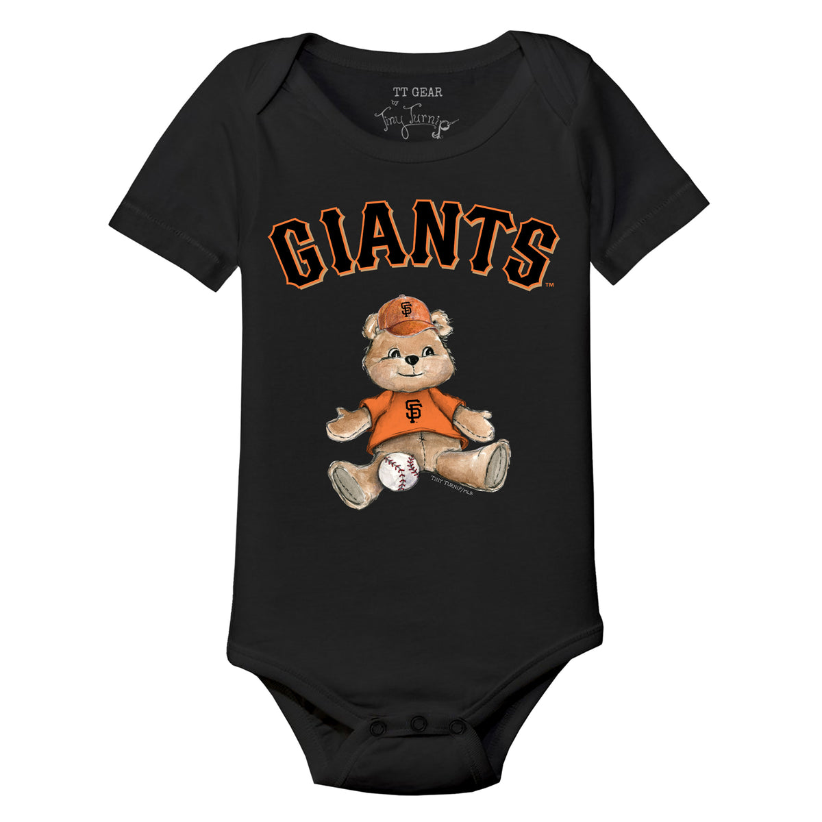 San Francisco Giants Boy Teddy Short Sleeve Snapper