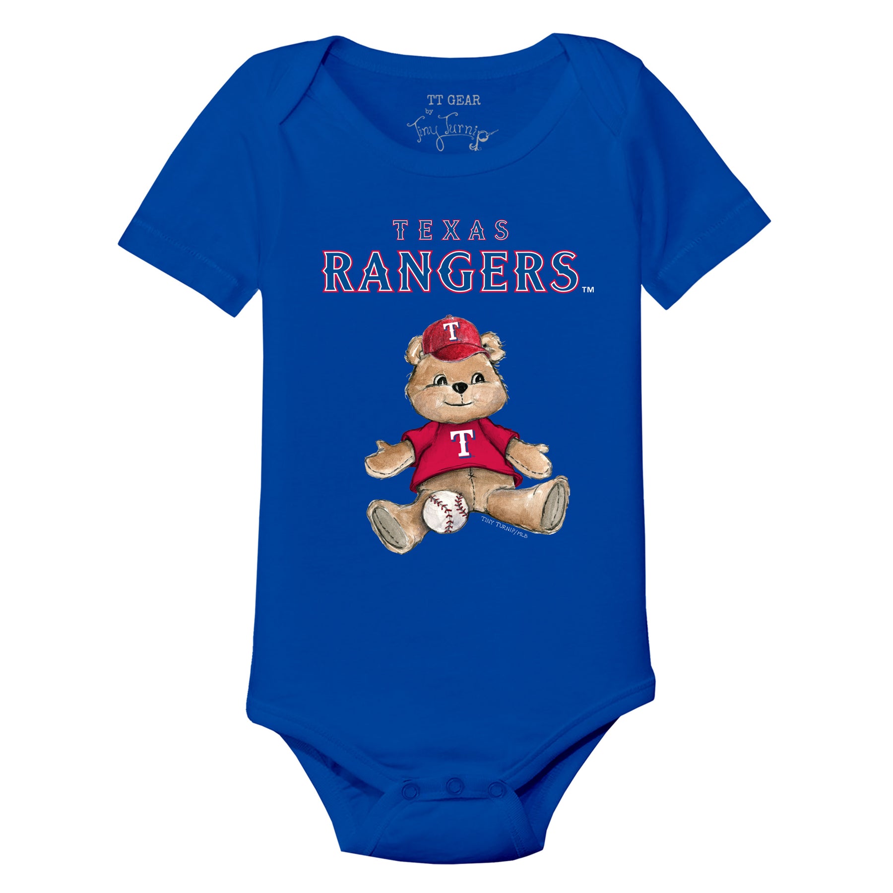 Texas Rangers Teddy Short Sleeve Snapper