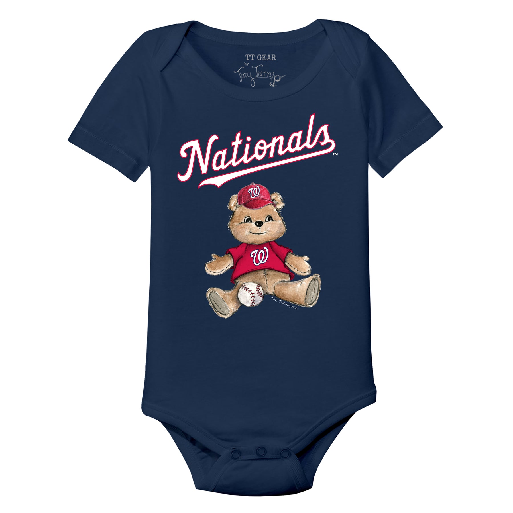 Washington Nationals Boy Teddy Short Sleeve Snapper