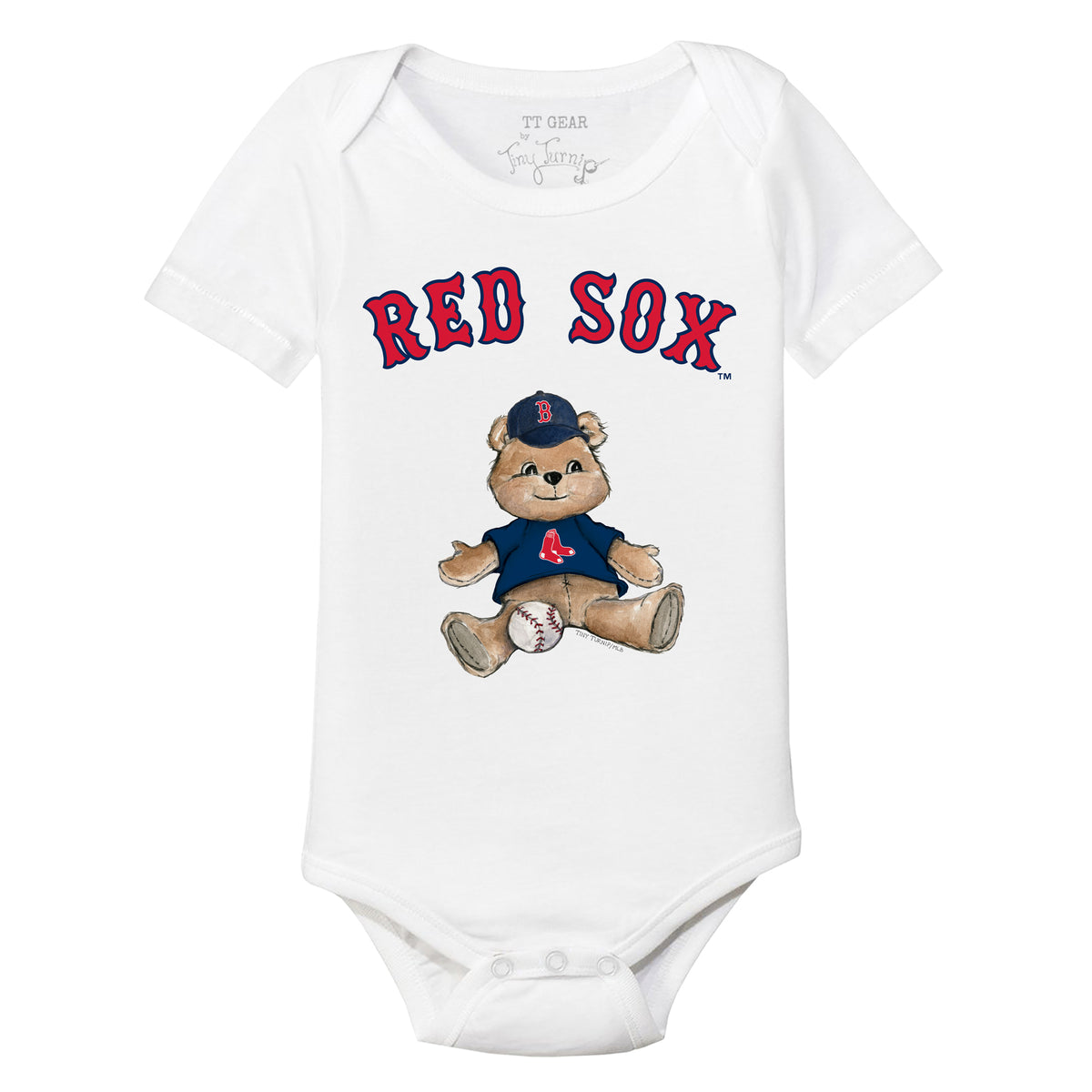 Boston Red Sox Teddy Short Sleeve Snapper