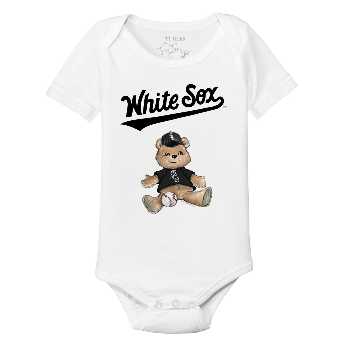 Chicago White Sox Boy Teddy Short Sleeve Snapper