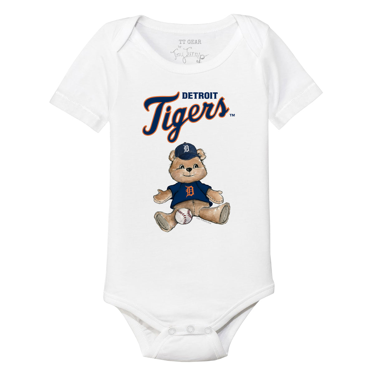 Detroit Tigers Teddy Short Sleeve Snapper