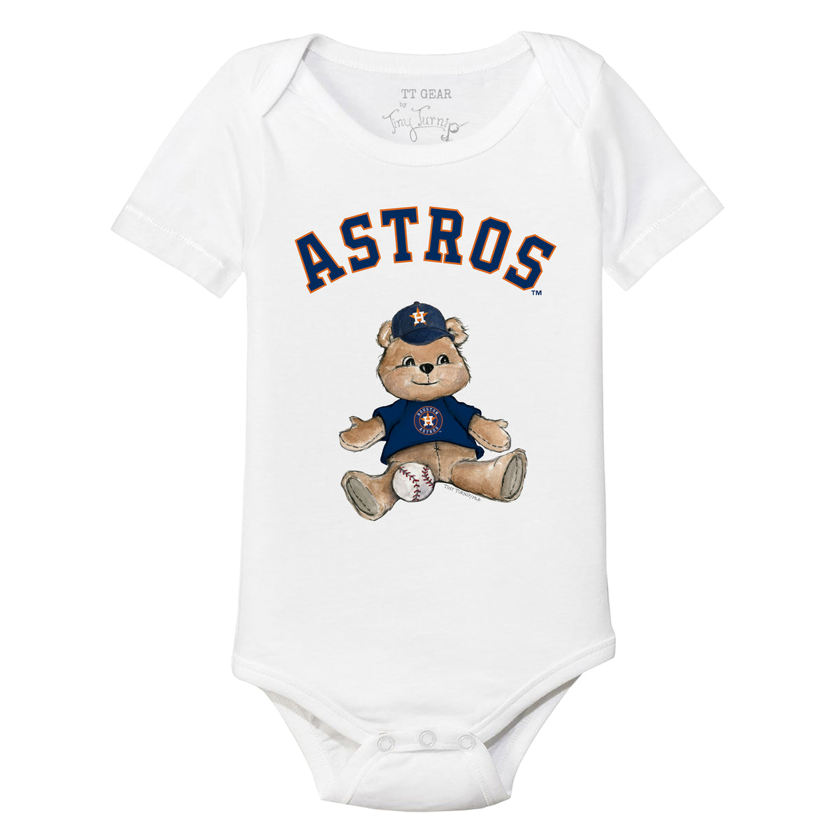 Houston Astros Teddy Short Sleeve Snapper