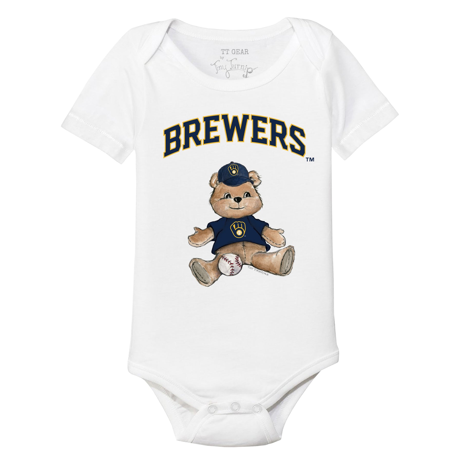 Milwaukee Brewers Teddy Short Sleeve Snapper