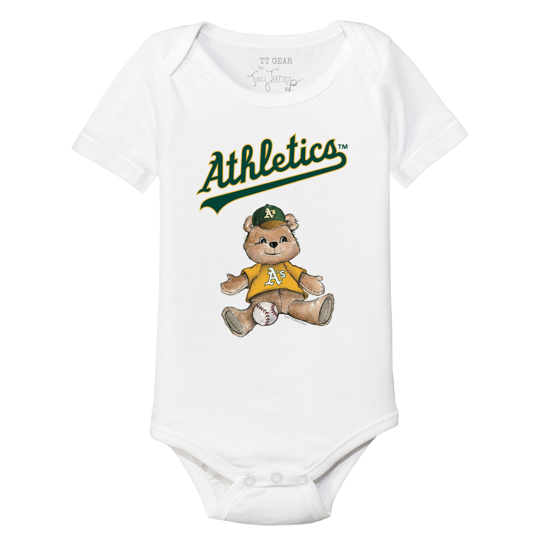 Oakland Athletics Teddy Short Sleeve Snapper
