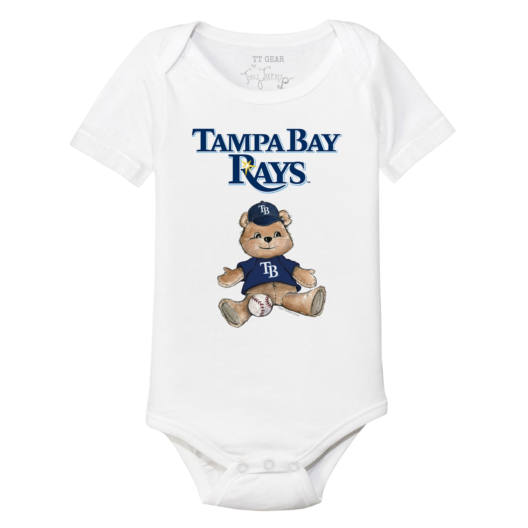 Tampa Bay Rays Teddy Short Sleeve Snapper