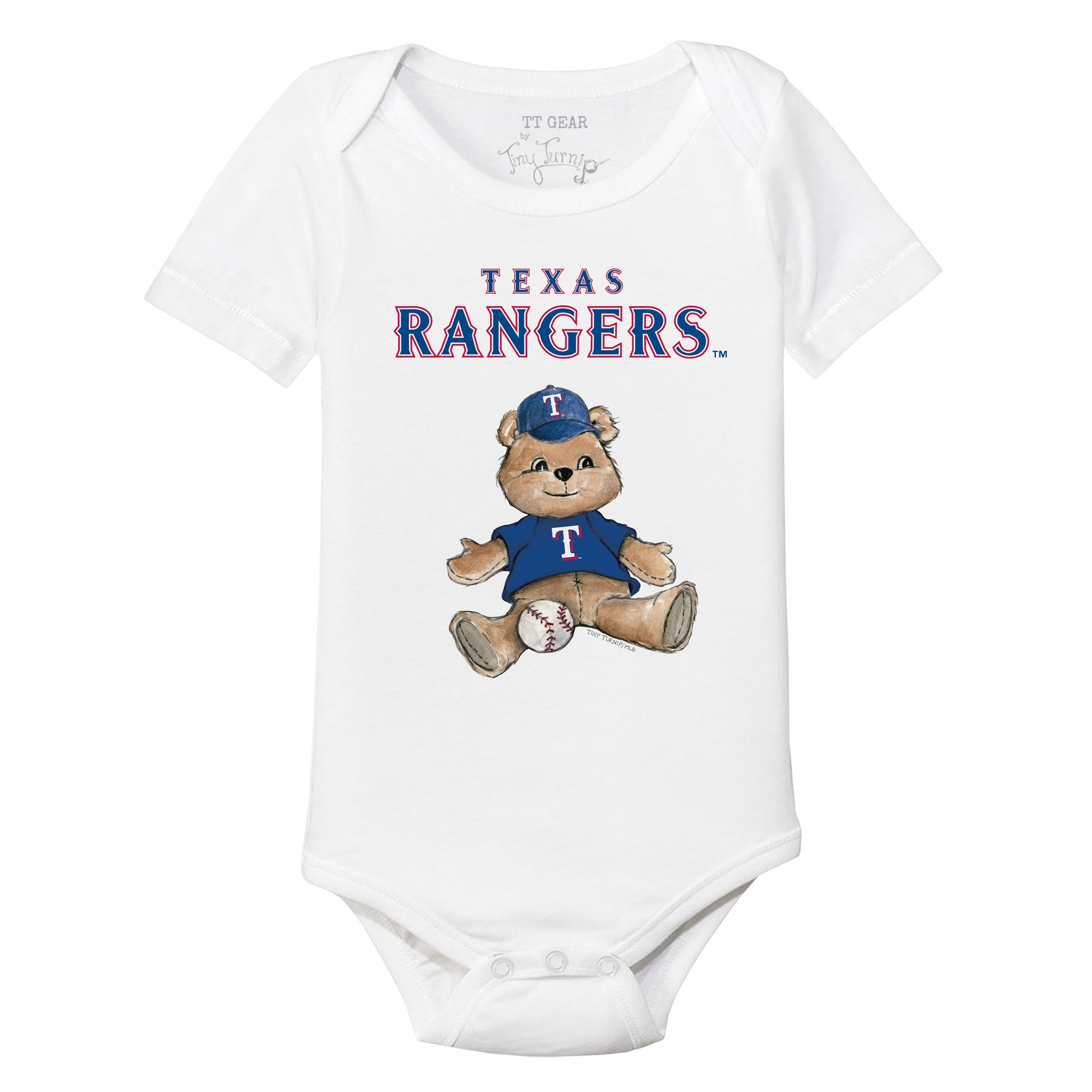 Texas Rangers Teddy Short Sleeve Snapper
