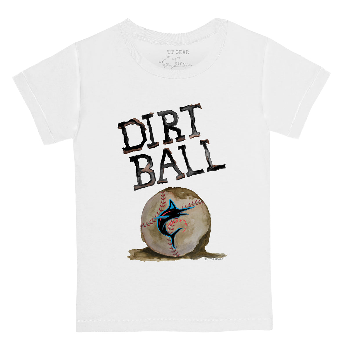 Miami Marlins Dirt Ball Tee Shirt