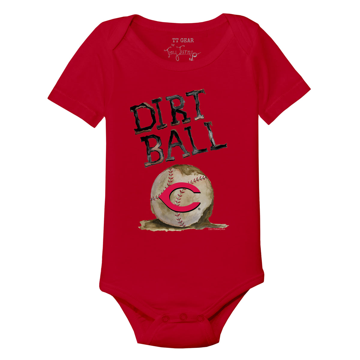 Cincinnati Reds Dirt Ball Short Sleeve Snapper